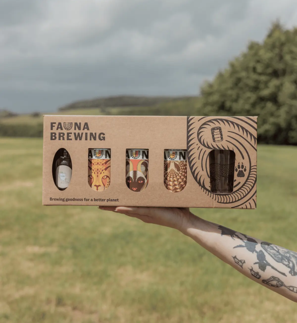 Fauna Beer & Gin Gift Box by Fauna Brewing. Photo via [Holly.co](https://holly.co/)